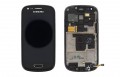 LCD displej + dotyk + predn kryt Samsung i8200 Galaxy S3 mini VE Black