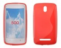 ForCell zadn kryt Lux S Red pre HTC Desire 500