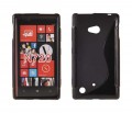 ForCell zadn kryt Lux S Black pre Nokia Lumia 720