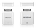 Samsung adaptry EPL-1PLR, 30pin->USB HOST (F) a 30pin->SD pre tablety Galaxy Tab/Tab 2/Note 10.1, bl