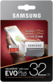 microSDHC 32GB EVO Plus Samsung Class 10 vr. adaptra (MB-MC32GA/EU) (EU Blister)